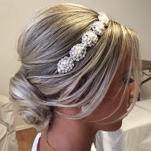Braut Brötchen für kürzere Haare