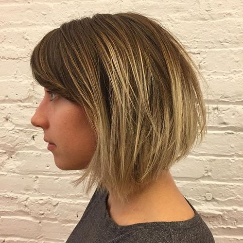 roztrhané bob with ombre highlights