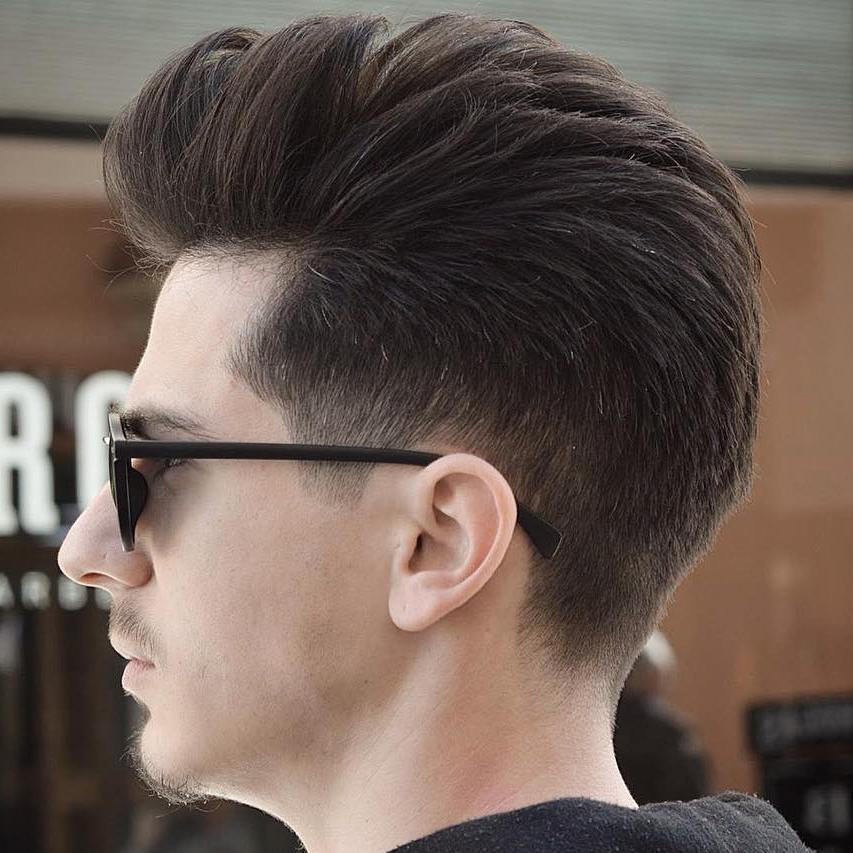 хора's Pompadour Taper For Thick Hair