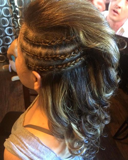 trojnásobný braid hairstyle for teen girls