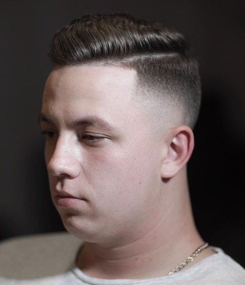 Side Part Fade Combover