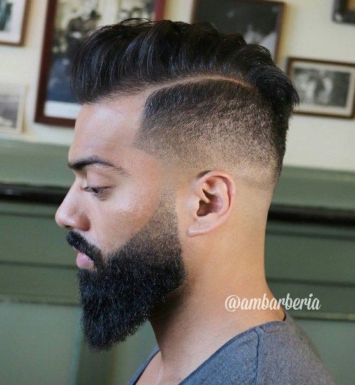 muži's pompadour for natural hair
