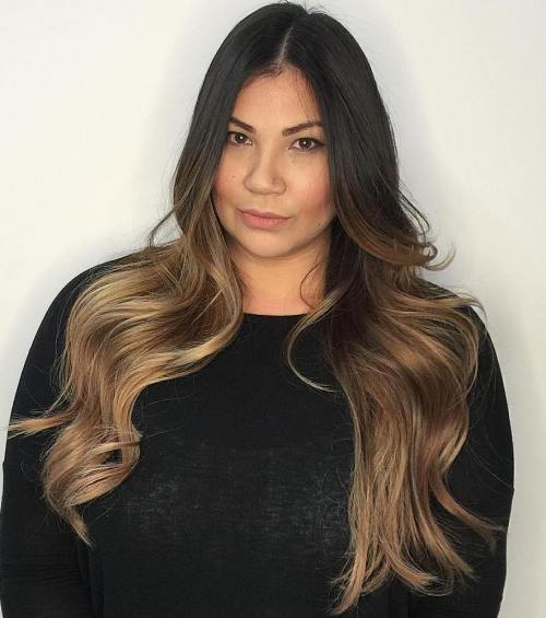 Светлина Brown Ombre For Black Hair