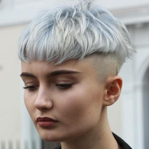 пастел Blue Bowl Cut With Undershave