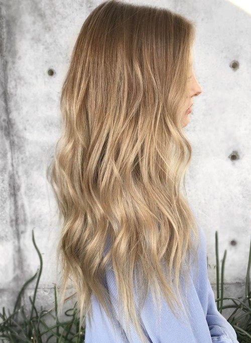 Jemné Brown Blonde Ombre Hair