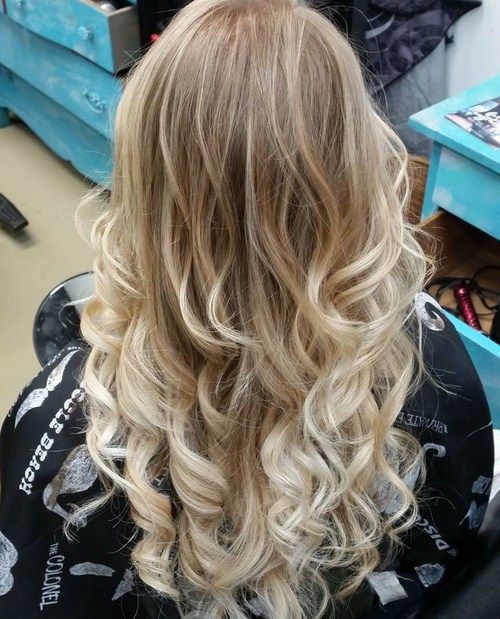 светлина brown to blonde ombre