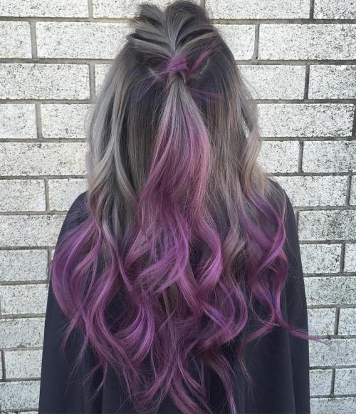 Popel Brown To Purple Ombre