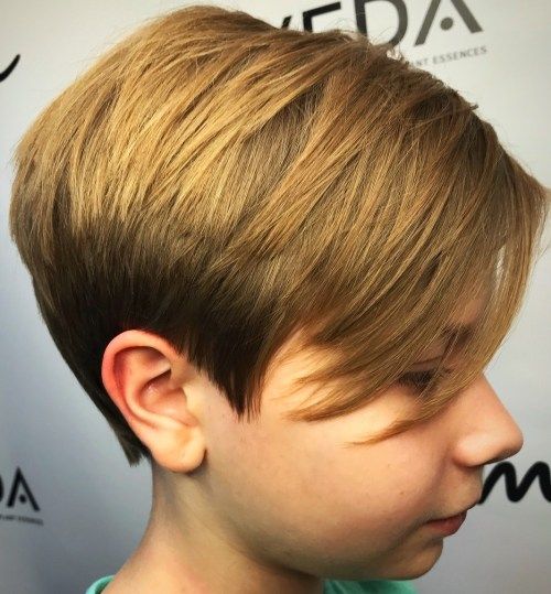 Layered Bronde Pixie For Girls
