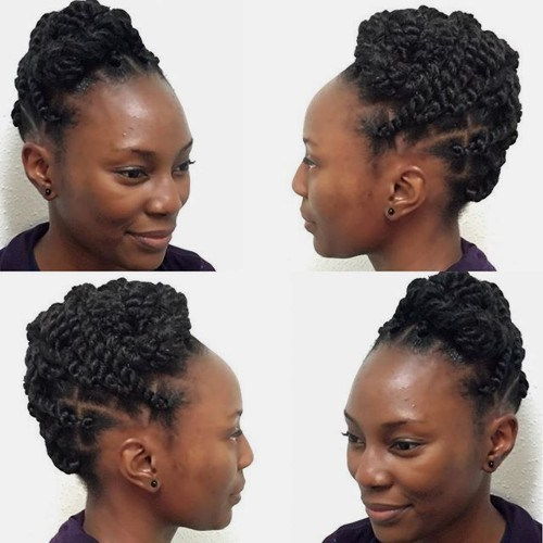 предпазен updo with twists