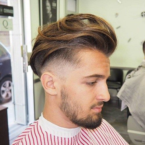 dlouho top short sides men's hairstyle