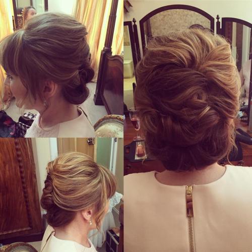Zkroucený Updo With Bangs