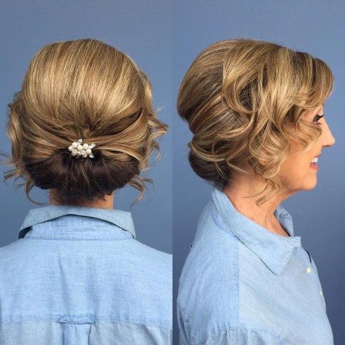 Matka Of The Bride Low Roll Updo