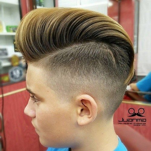 Dlouho Top Short Sides Hairstyle For Boys