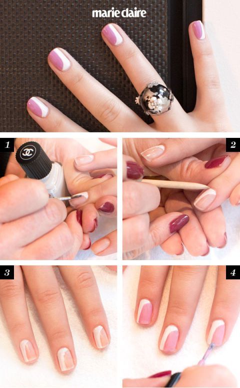 Шанел nail art how to