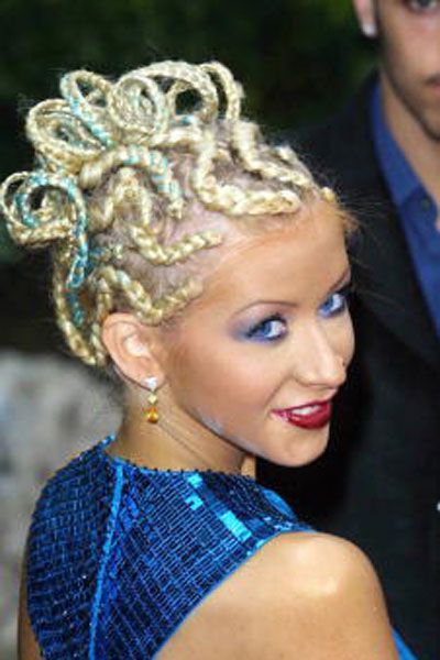 Medusa Haare Christina Aguilera