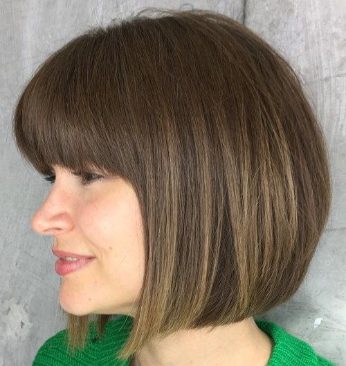 A-Line Bob With Bangs