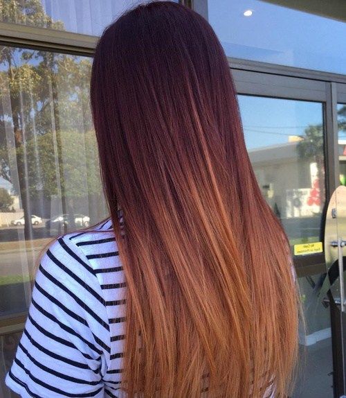 махагон To Copper Ombre