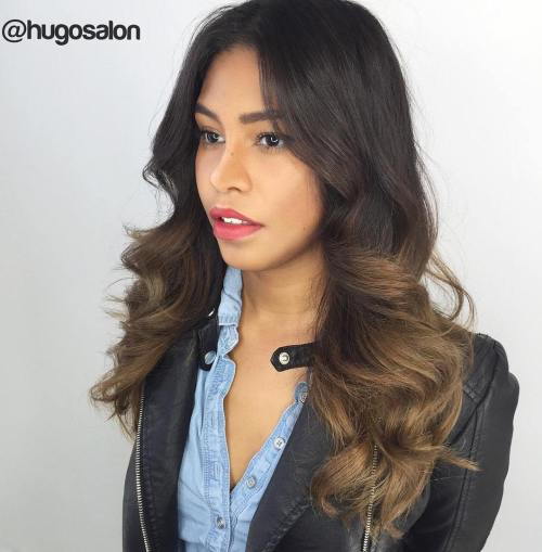 изтънчен Brown Ombre Hair