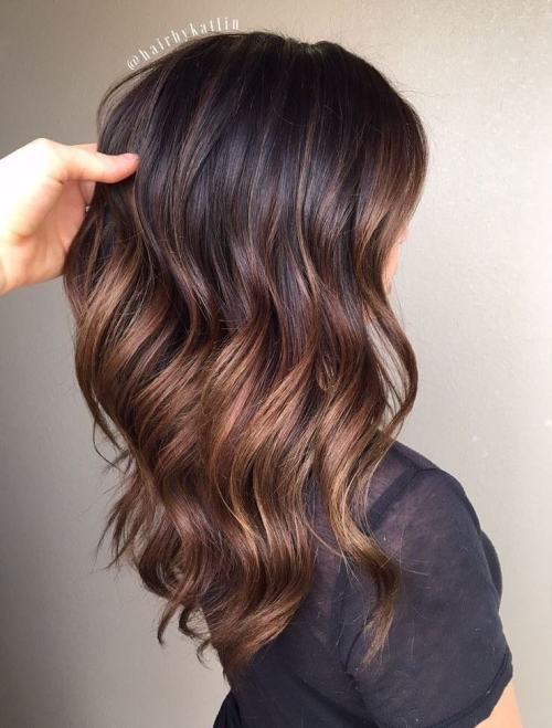 карамел Ombre Balayage For Brunettes