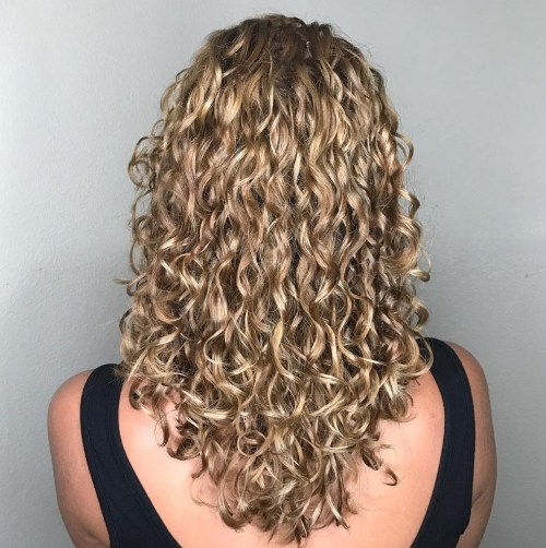 Medium-To-Long Curly Cut