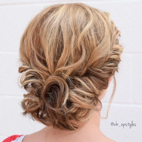 Curly Gibson Tuck Updo