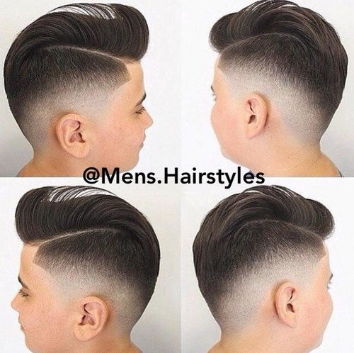 Männer's quiff hairstyle