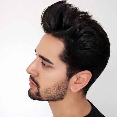 stachelige Frisur für Männer