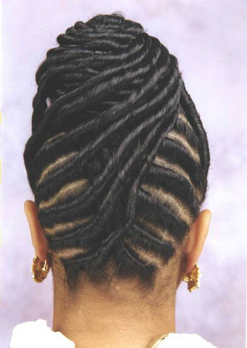 黑人妇女的辫子发型