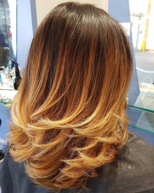 среда Red To Blonde Ombre Layers