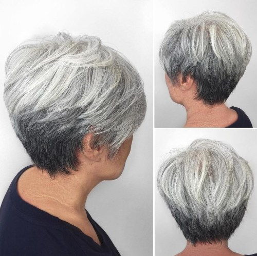 Zvrátit Gray Ombre for Short Hair