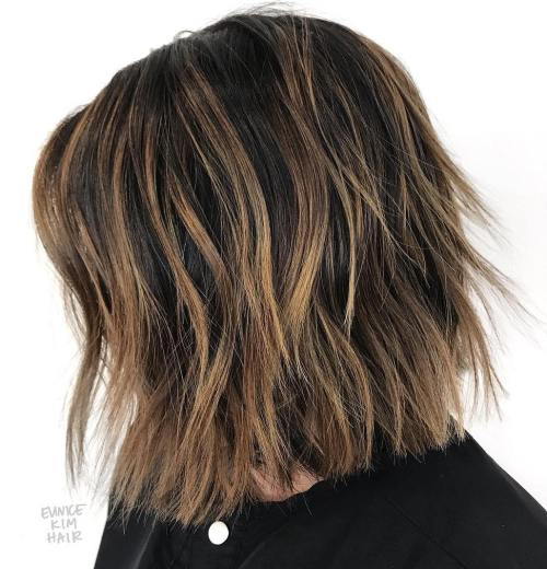 Two-Tiered Shaggy Bob