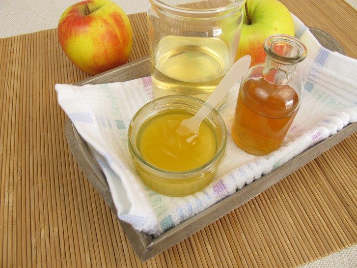 коса conditioner with apple cider vinegar and honey