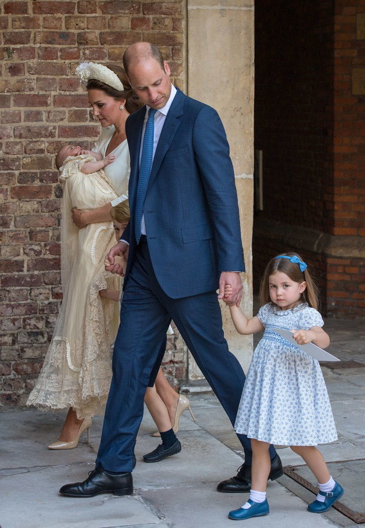 принц Charlotte at the Christening of Prince Louis