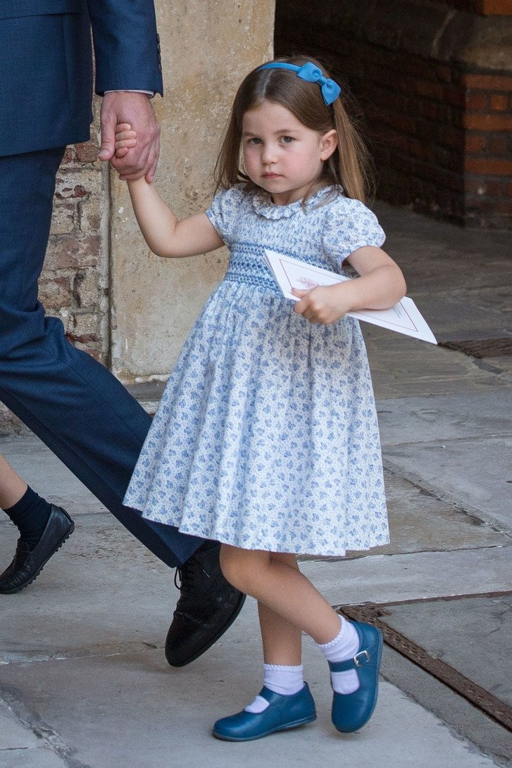принц Charlotte at the Christening of Prince Louis