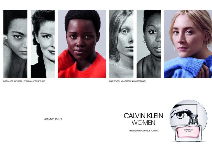 Calvin Klein女士平面广告