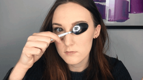 Лъжица beauty hacks brows