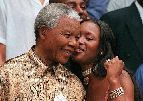 Naomi Campbell und Nelson Mandela 2