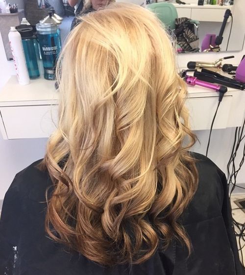 обратен blonde to brown ombre