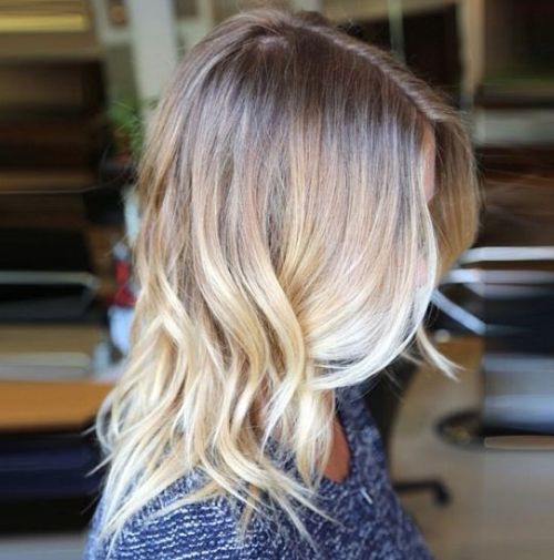 Рус ombre for medium-to-long hair