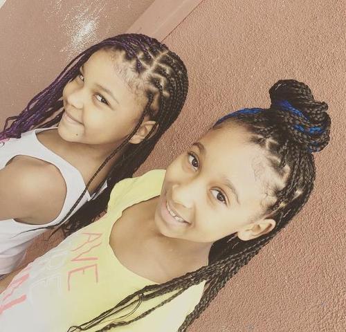 roztomilý girls braided hairstyles