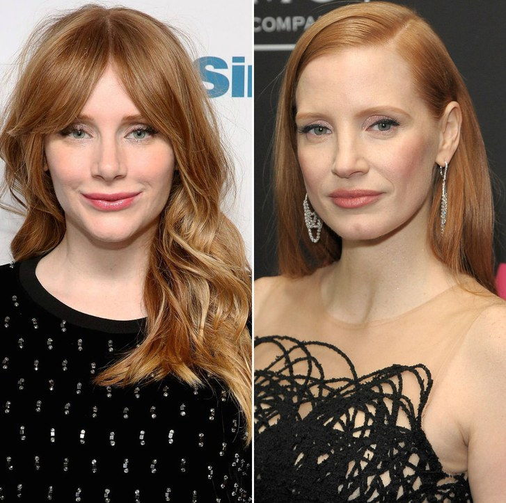 Брайс Dallas Howard and Jessica Chastain