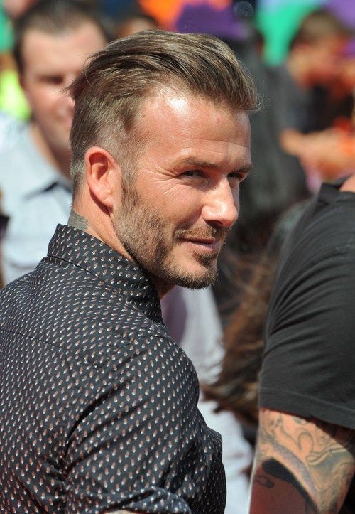 David Beckham verjüngte Haarschnitt