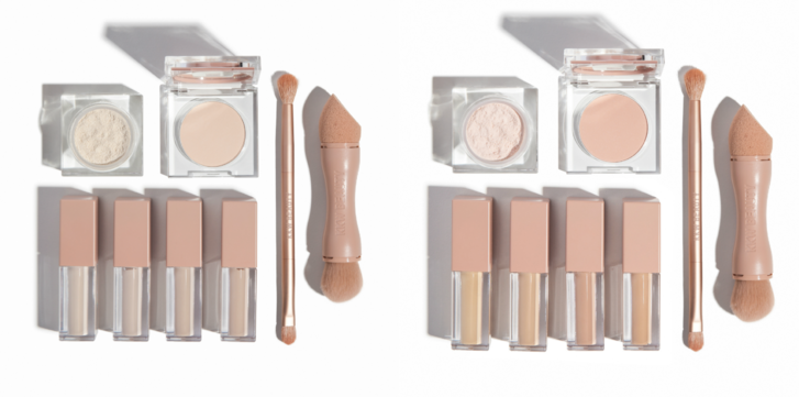 Най- light and medium shade ranges of the KKW Beauty Concealer Kits 