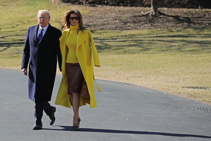 Donald and Melania Trump's Most Recent Awkward Hand-Holding Moment