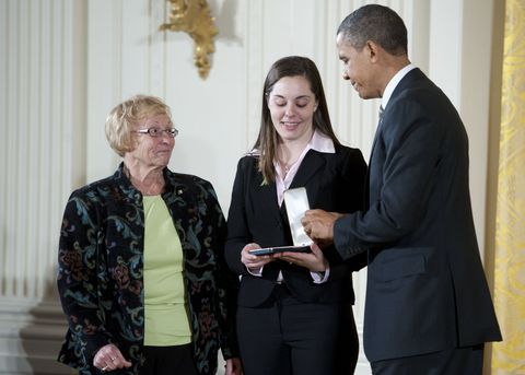 Erica Lafferty Smegielski, Cheryl Lafferty, President Obama