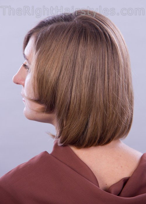 А-линия hairstyle for short thin hair