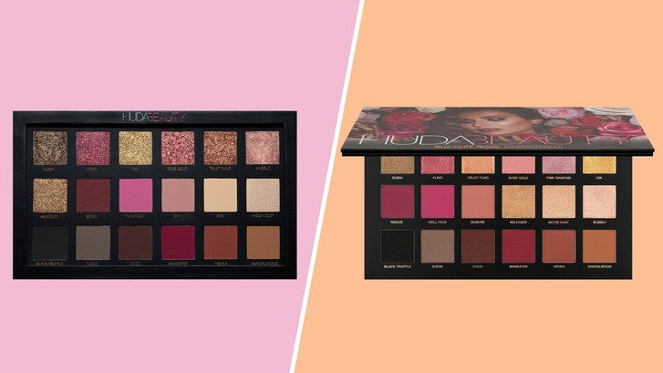 Худа beauty rose gold palettes