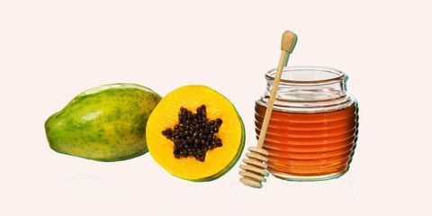 蜂蜜和木瓜自制面膜
