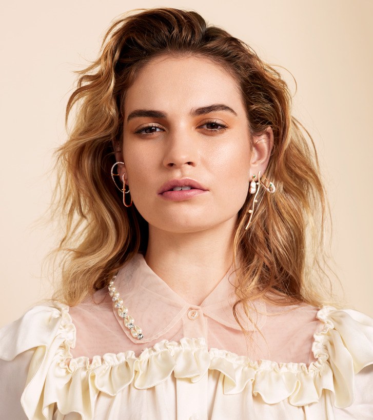 чар August 2023 - Lily James