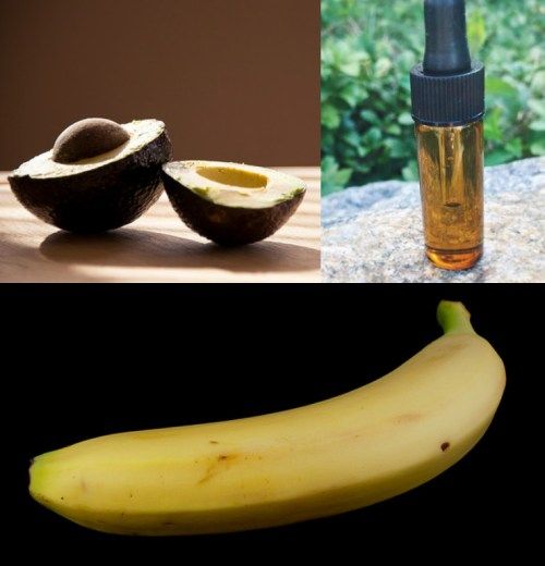 банан Hair Mask For Dry Hair